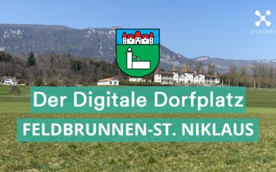 Feldbrunnen-St. Niklaus führt Einwohner-App „Digitaler Dorfplatz“ von Crossiety ein